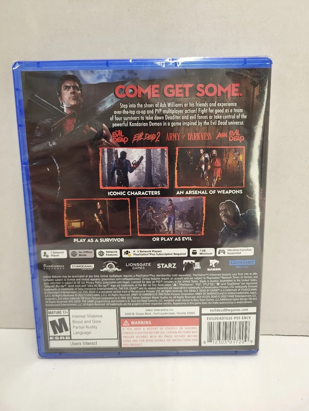 Evil Dead: The Game (PS5, 2022) Brand New Sealed Video Game Playstation 5 Game